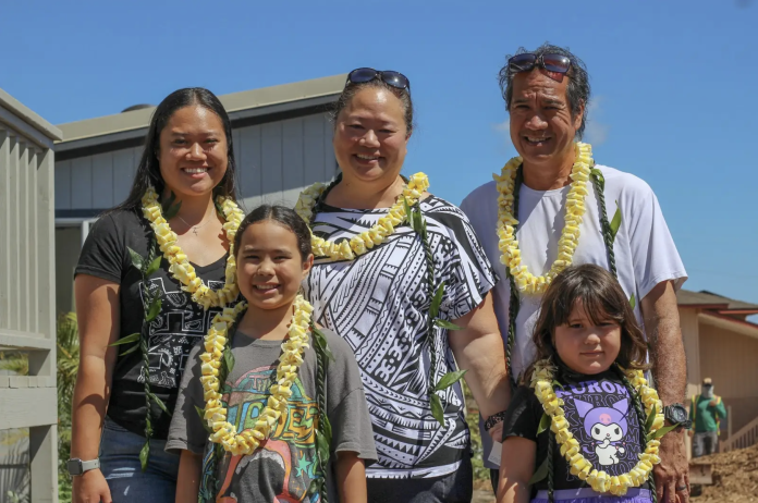 Carol Ah Puck with her family